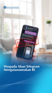 Hoaks Akun Telegram Mengatasnamakan Bank Indonesia